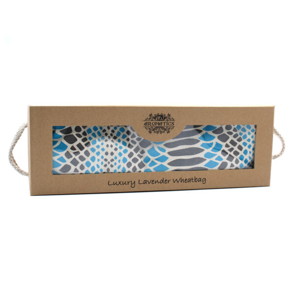 Sac de blé de luxe à la lavande dans une boîte cadeau - Blue Viper- Vendu par 1