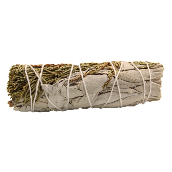 Smudge Stick - Sauge Blanche & Sauge Noire 10cm- Vendu par 1 – Image 2