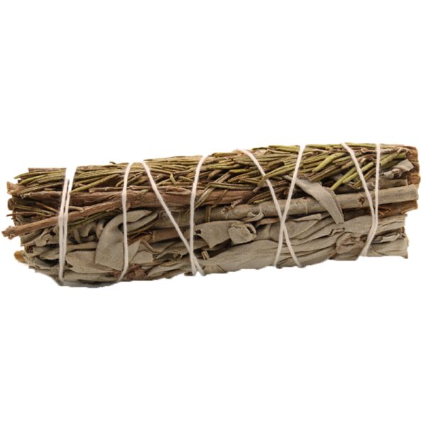 Smudge Stick - Sauge Blanche & Romarin 10cm- Vendu par 1 – Image 3