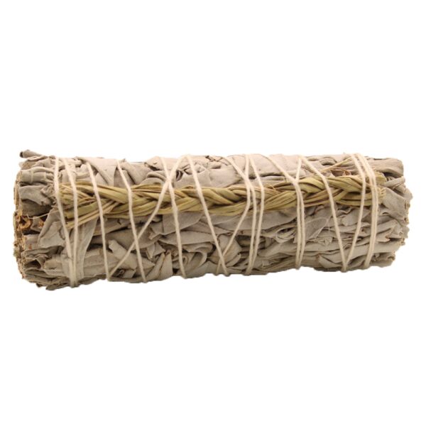 Smudge Stick - Sauge Blanche & Sweetgrass 10cm- Vendu par 1