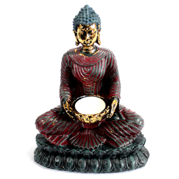 Bouddha antique - Bougeoir dévot- Vendu par 1
