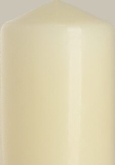 Bougie Pilier 60x100mm - Ivoire- Vendu par 6