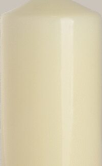 Bougie Pilier 60x120mm - Ivoire- Vendu par 6