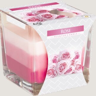 Pot à Bougie Arc-en-Ciel - Rose- Vendu par 1
