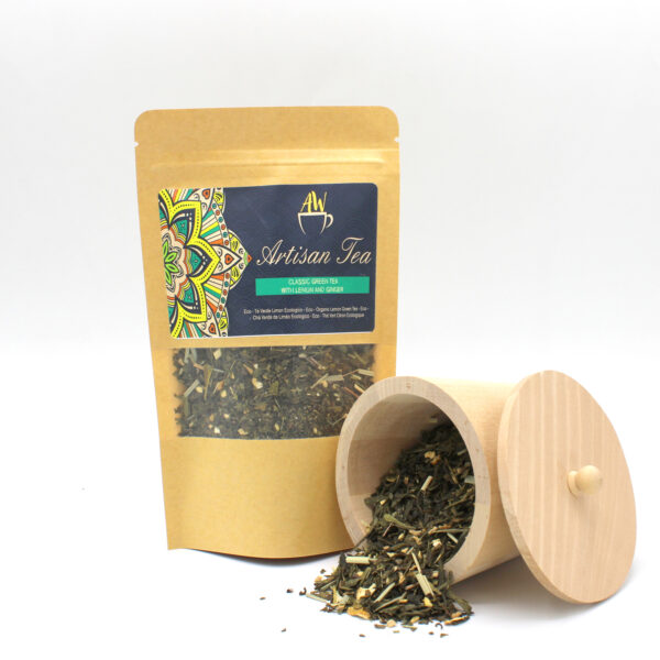 50g Thé Vert Classique BIO au Citron et Gingembre- Vendu par 1
