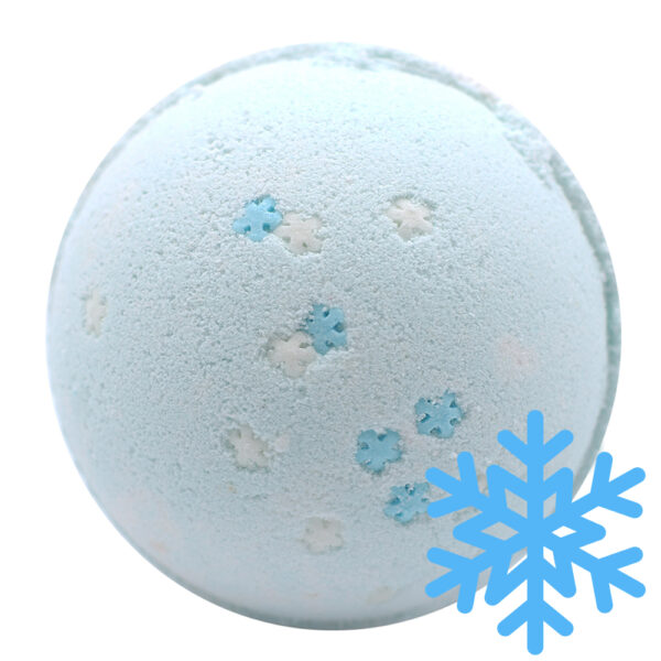 Bombe de bain flocon de neige - Myrtilles- Vendu par 1