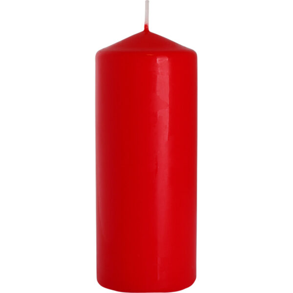 Bougie Pilier Unique 60x150mm - Rouge- Vendu par 1 – Image 2