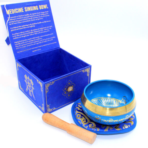 Ensemble de bols chantants Bouddha de médecine 10 cm (min 500 g)- Vendu par 1