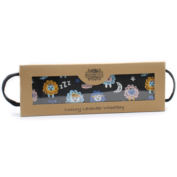 Sac de blé de luxe à la lavande dans une boîte cadeau - Sleepy Sheep- Vendu par 1