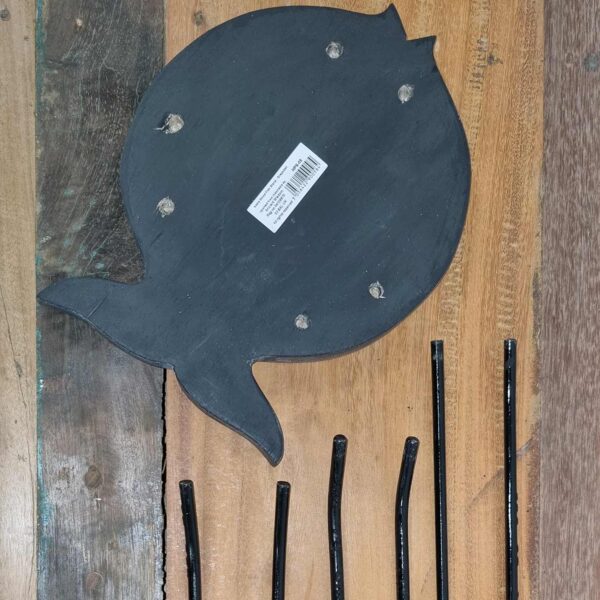 Support pour plantes en bois Albasia - Blanchiment de chaux- Vendu par 1 – Image 4