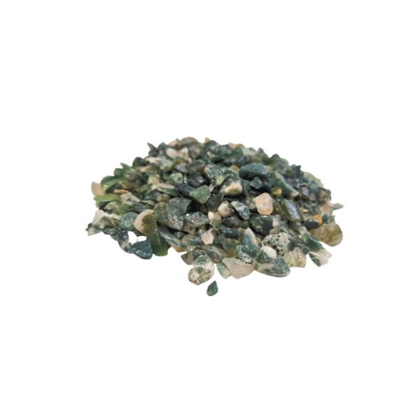 Copeaux de pierres précieuses d'agate mousse en vrac - 1 kg- Vendu par 1 – Image 2