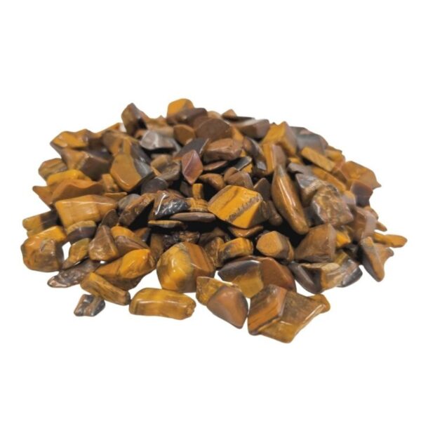 Chips de pierres précieuses oeil de tigre en vrac - 1KG- Vendu par 1