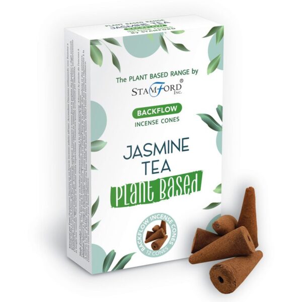 Cônes d'encens à reflux à base de plantes - Thé au jasmin- Vendu par 1