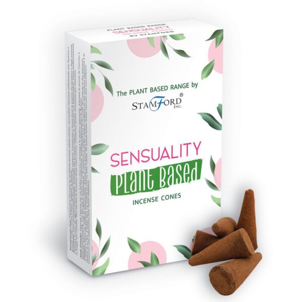 Cônes d'encens à base de plantes - Sensualité- Vendu par 1