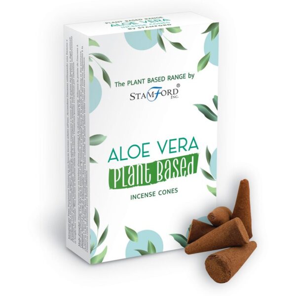 Cônes d'encens à base de plantes - Aloe Vera- Vendu par 1