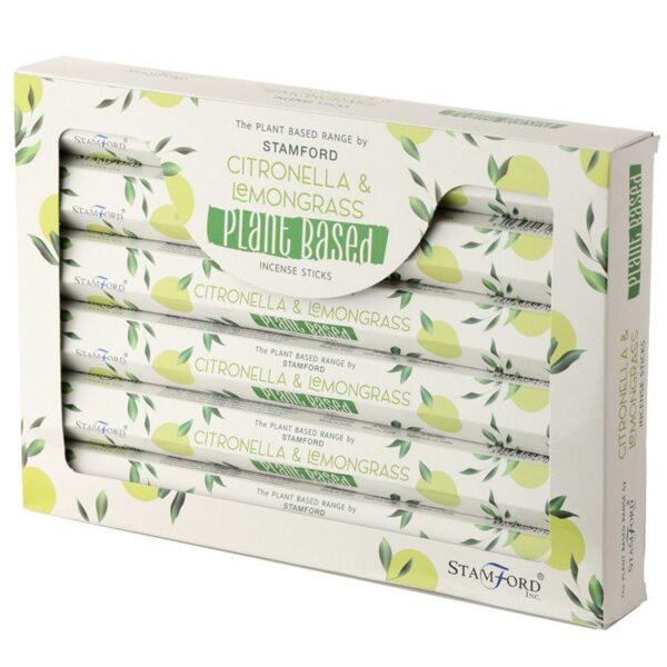 Bâtons d'encens à base de plantes - Citronnelle et citronnelle- Vendu par 1 – Image 2