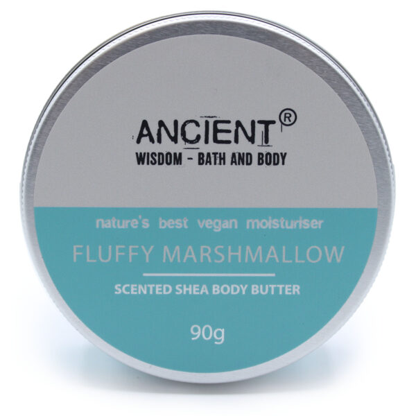 Beurre corporel parfumé au karité 90g - Mashmallow moelleux- Vendu par 1