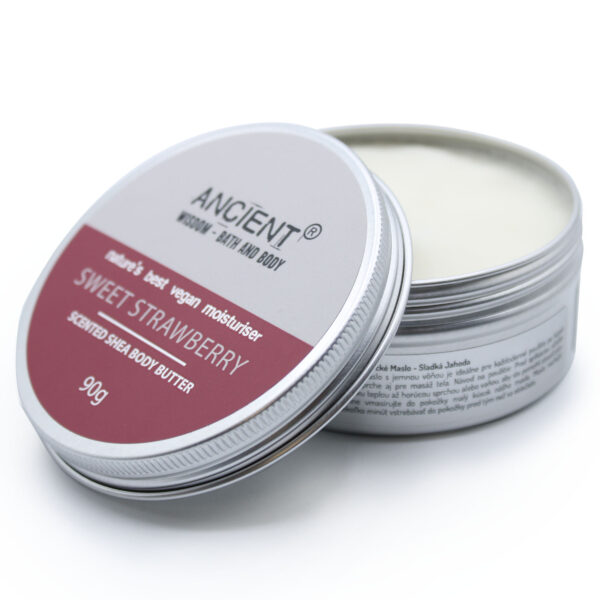 Beurre Corporel Parfumé Karité 90g - Fraise Douce- Vendu par 1 – Image 3