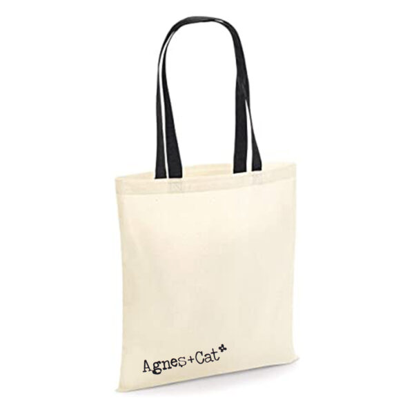 Sac en coton Agnès et Chat 6oz - 35x30 cm - Agnes+Cat- Vendu par 1