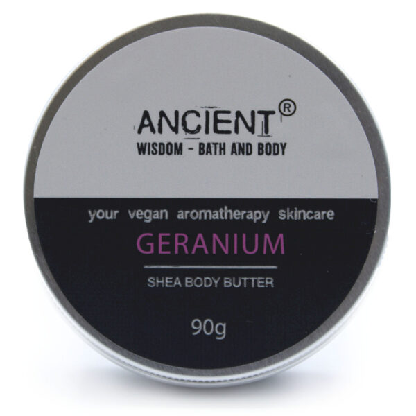 Beurre Corporel Karité Aromathérapie 90g - Géranium- Vendu par 1