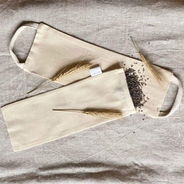 Oreiller en sac de blé naturel de 8 oz - Non imprimé- Vendu par 1
