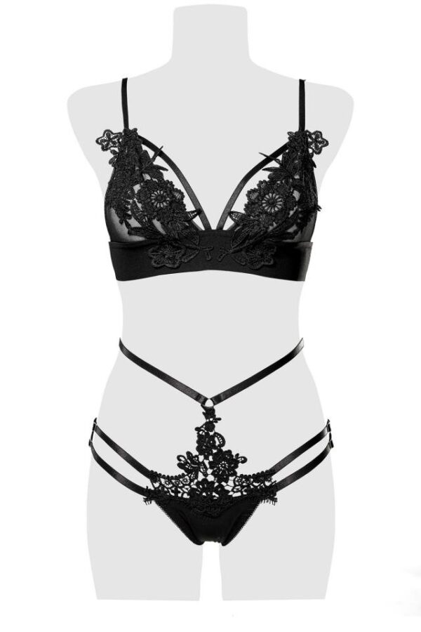 ensemble érotique de Grey Velvet - noir - XL-Grey Velvet – Image 4