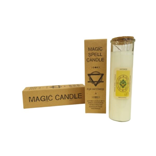 Bougie de sortilège magique - Bonheur- Vendu par 1 – Image 2