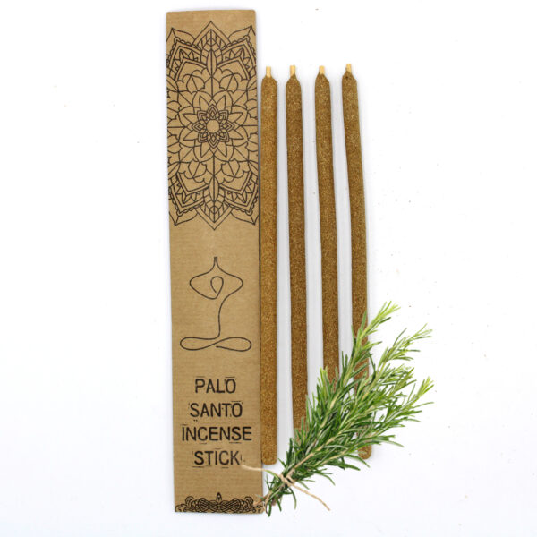 Grands bâtons d'encens Palo Santo - Romarin- Vendu par 1