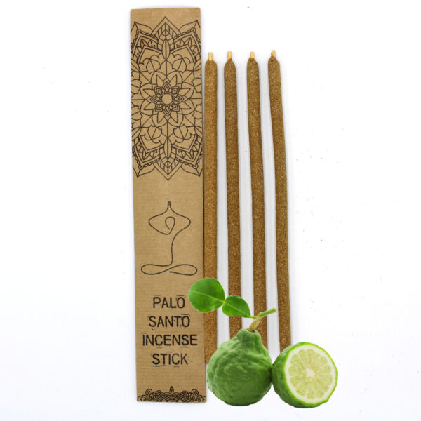 Grands bâtons d'encens Palo Santo - Bergamote- Vendu par 1