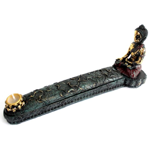 Bouddha Antique - Brûle-Encens & Boîte- Vendu par 1 – Image 2