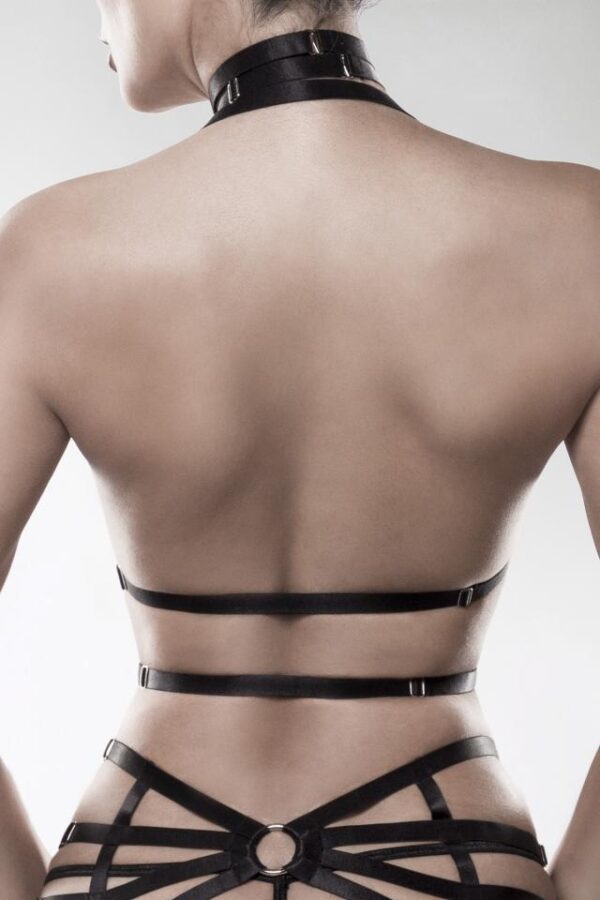 haut harnais par Grey Velvet - noir - XS-Grey Velvet – Image 2