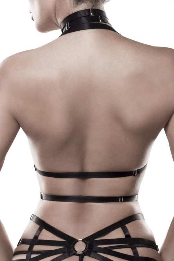 haut harnais par Grey Velvet - noir - XS-Grey Velvet – Image 4