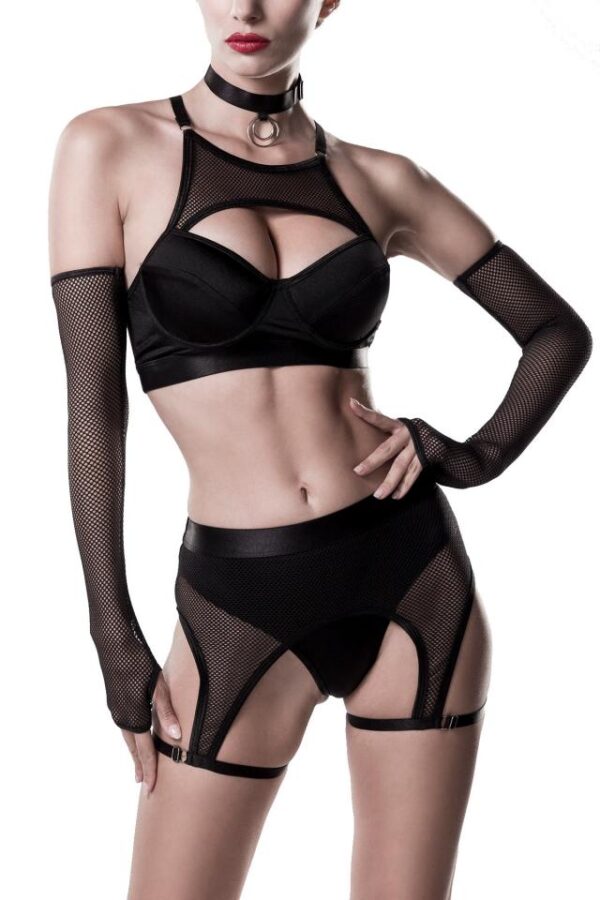 ensemble érotique de Grey Velvet - noir - XL-Grey Velvet – Image 4
