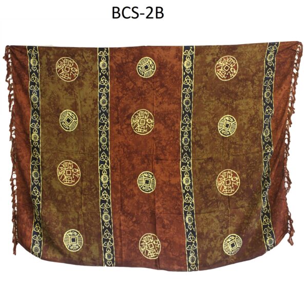 1x Sarongs celtiques de Bali - Pièces porte-bonheur (4 couleurs assorties)- Vendu par 1 – Image 4