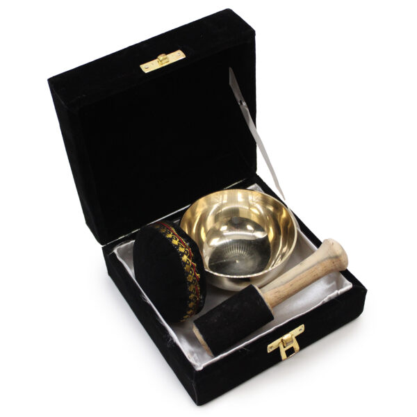 Coffret Cadeau Bol Chantant en Laiton - 9 cm- Vendu par 1 – Image 3
