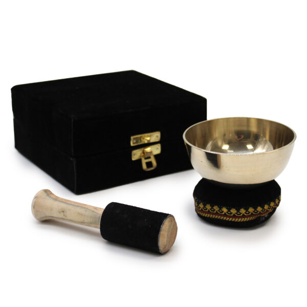 Coffret Cadeau Bol Chantant en Laiton - 9 cm- Vendu par 1 – Image 2