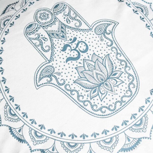 Coussin Hamsa Mandala - 60x60cm - vert- Vendu par 1 – Image 2