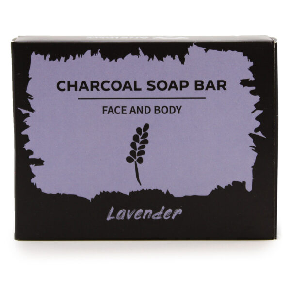 Savon au Charbon 85g - Lavande- Vendu par 1 – Image 2