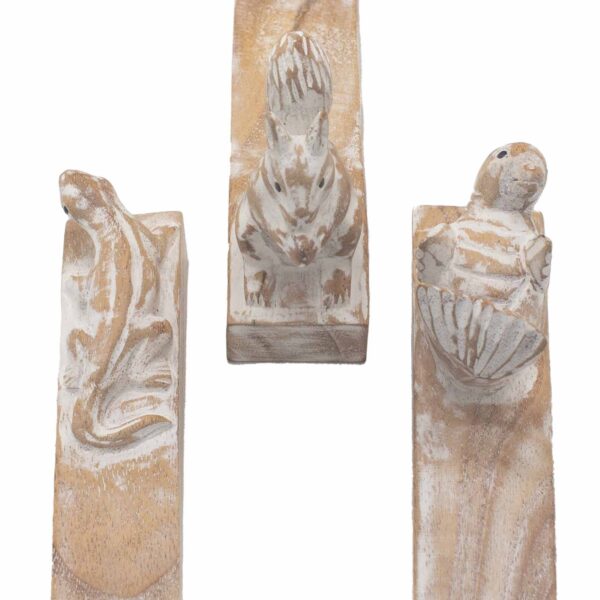 Butée de porte sculptée à la main - Gecko- Vendu par 1 – Image 3