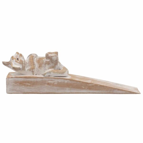 Cale-porte sculptée à la main - Chaton- Vendu par 1 – Image 2