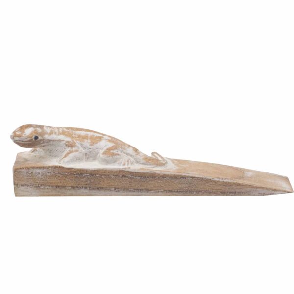 Butée de porte sculptée à la main - Gecko- Vendu par 1 – Image 2