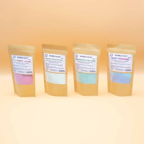 Poussière de bain à l'eucalyptus citronné 200 g- Vendu par 1 – Image 2