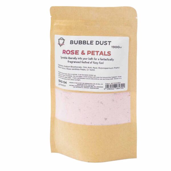Poussière de bain Rose & Pétales 200g- Vendu par 1