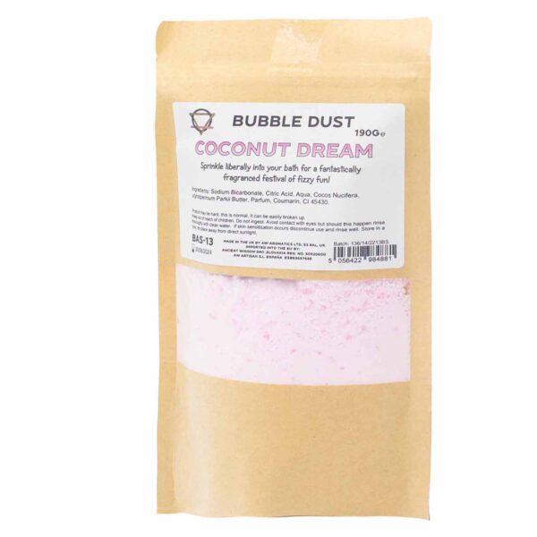 Poussière de bain de rêve à la noix de coco 200g- Vendu par 1