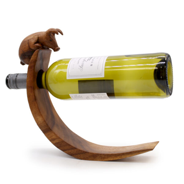 Porte-vin Balance - Cochon- Vendu par 1