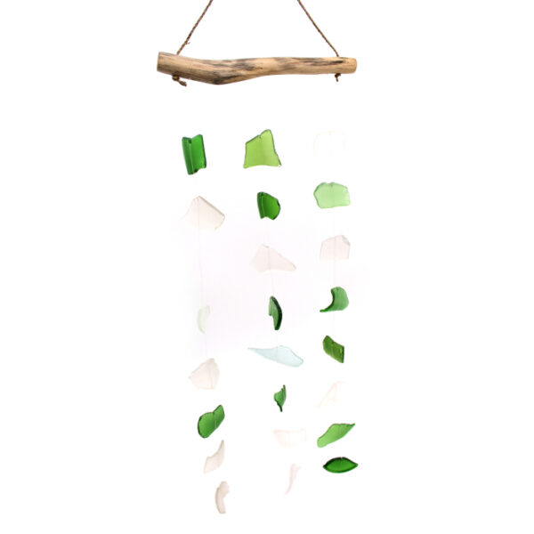 Trois gouttes - Vert et blanc- Vendu par 1