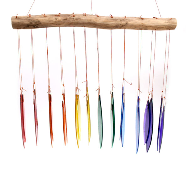 Carillon en verre arc-en-ciel - Assortiment- Vendu par 1