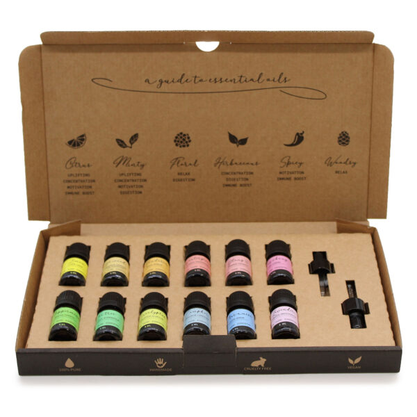 Coffret d'huiles essentielles d'aromathérapie - Pack de démarrage