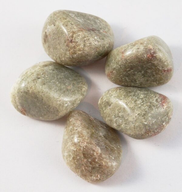Pack de 24 pierres roulées - Aventurine blanche L- Vendu par 1