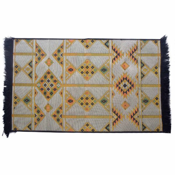 Tapis Kilim 125x80 cm - Jaune- Vendu par 1 – Image 2